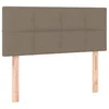 Vidaxl Posteljno vzglavje taupe 90x5x78/88 cm blago