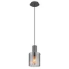Globo 15904HS - Luster na sajli TULIVAR 1xE27/40W/230V prečnika 18 cm siva