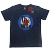 The Who Target Logo (Wash Collection) Navy Blue XL Majica