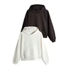 The Set Majica temno rjava/off-bela