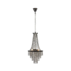 Markslöjd 108124 - Kristalni luster na lancu ALLINGTON 3xE14/25W/230V crna