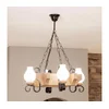 Brilagi - Luster na lancu QUEEN 4xE14/40W/230V hrast