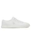 Tenis superge Calvin Klein Jeans Ess Vulc Low Mg Canvas YM0YM01209 Bela