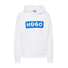 HUGO Majica Nalves, bela