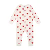 PETIT BATEAU Kombinezon Dors rdeča/naravno bela