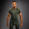 Venum Stealth Rashguard Kratki Rukav Khaki/Zeleni M