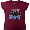 Slipknot Goat Logo Demon (Back Print) Maroon Red M Ženske Majica