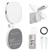 K&F Magnetic Selfie Light with 360°Rotation & Mirror, CRI95+ Foldable Phone Ring Light