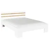 Krevet Foster 160/200 cm , bela, hrast artisan