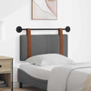 vidaXL Visoki naslon za glavo Temno siva 80 x 40 cm Konstruiran les