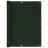 Vidaxl Balkonsko platno temno zeleno 120x300 cm HDPE