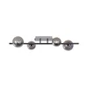 Wofi 7014-405W - LED plafonski luster VILLA 4xG9/3W/230V crna