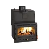 PRITY CV28 Gusani kamin za etažno grejanje, 5 kW, Crni