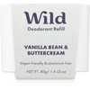 Wild Vanilla Bean & Buttercream Deostick, 40 g Refill