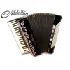 Melodija GLORIA 120-basna musette harmonika