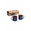 Set emajliranih skodelic za espresso - Carpe Diem
