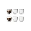 Bodum komplet skodelic za espresso iz borosilikatnega stekla Pavina 0,08 l