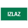 Znak - izlaz - 150x300mm