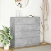 Komoda siva boja betona 100x35x99 cm od konstruiranog drva