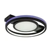 Rabalux Plafonjera Shirin, RGB, LED, Sa daljinskim, 40W, 3000-6500K, 43cm, Crno-bela