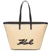 Karl Lagerfeld K/SIGNATURE RAFFIA MD TOTE Bež