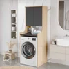 Skye Decor Ormarić za veš mašinu, Antracit