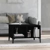 Stolić za kavu crni 60x50x36,5 cm od konstruiranog drva