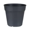 Cvetlični lonec, pvc, antracit, 17cm