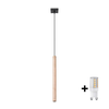 Brilagi - LED luster na sajli DRIFA 1xG9/4W/230V drveni