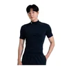 Moška majica Under Armour HG Armour Comp Mock SS Black/White M