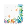 Papirnati prtički ocean 10 kosov 33x33cm - Party Pal