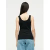Majica s tankom Calvin Klein Sl Varigated Rib Nano Logo Tank Black L