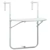 Viseći balkonski stol bijeli 60 x 64 x 83,5 cm plastični