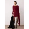 Trendyol Milla ženska haljina Tpraw26El00037, Bordeaux-Dark Burgundy