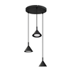 Luster na sajli ETNA 3xGX53/10W/230V crni