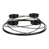 Autronic Svečnik UM 0969BK Metal candlestick - Advent, black color