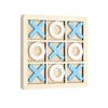 shumee IGRA TIC-TACTICS za otroke lesena PISARNA 14x14 cm modra