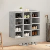 Ormar za cipele Beton siva 77,5 x 30 x 67 cm Konstruirano drvo