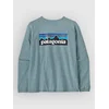Patagonia P-6 Logo Responsibili Long Sleeve ženska majica blue sage