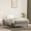 Madrac s oprugama srednje tvrdoće svjetlosivi 80x220x20 cm baršunasti