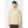 Bombažen pulover The North Face M Light Drew Peak Pullover Hoodie moški, bež barva, s kapuco, NF00A0TE8D61
