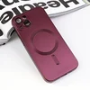 Maska za telefon Magsafe Chrome za iPhone 14 6.1, Bordo