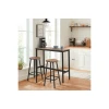 Hanah Home Barski set sto i stolice Mola Set 100, 100x90x40 cm, Antracit