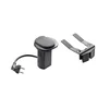54086 KUTIJA STOLNA OPR. 2P+E+USB CRNA