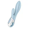 Satisfyer Vibrator Air Pump Bunny 1 s funkcijo črpanja, moder