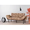 Atelier del Sofa Trosed na razvlačenje Nitta 185x85x70cm Svetlobraon