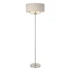 Endon 94359 - Podna lampa HIGHCLERE 3xE14/40W/230V bež/sjajni hrom
