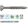 Vijak z vgr.gl. SPAX 5.0x90 DN, torx 20 inox A2
