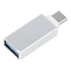OTG adapter USB A 3.0 (ženski) na tip C (moški), bel