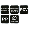 shumee Rezalnik plastičnih cevi 0-42 mm